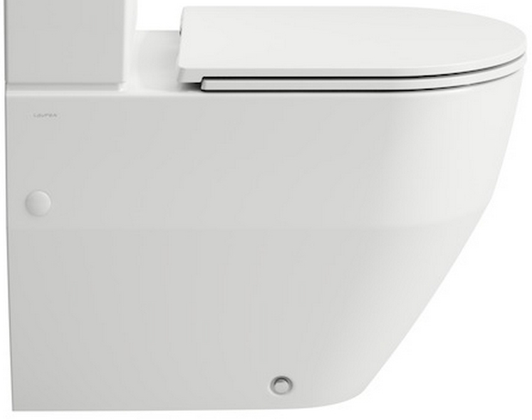 Чаша для унитаза-компакта Laufen Pro c покрытием LCC 8.2595.2.400.231.1 (детальная фотография), современные, hi-tech, круглые