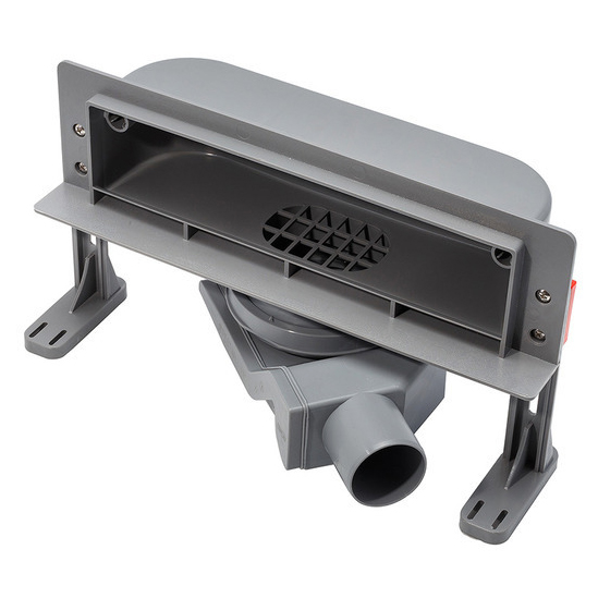 Пристенный трап Pestan Confluo Wall Drain 360 13100060 (детальная фотография), матовый хром