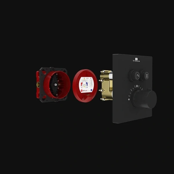 Душевой комплект Vincea Inspire черный VSFW-3I21T2MB (детальная фотография), черные index_1