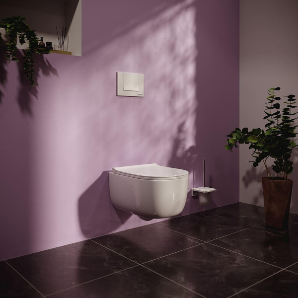 Инсталляция для унитаза Berges Novum клавиша S4 Soft Touch белая 040244 (детальная фотография), нет в наличии