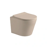 Унитаз подвесной Vincea Piatti капучино матовый