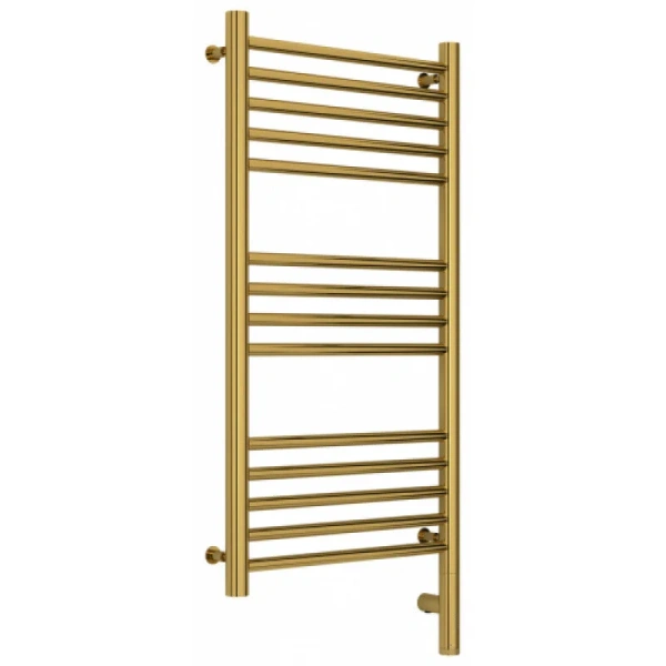 Полотенцесушитель электрический Сунержа Богема 3.0 40х80 см левый золото 03-5804-8040 (детальная фотография), электрические с наружной вилкой, электрические скрытого подключения, левое подключение