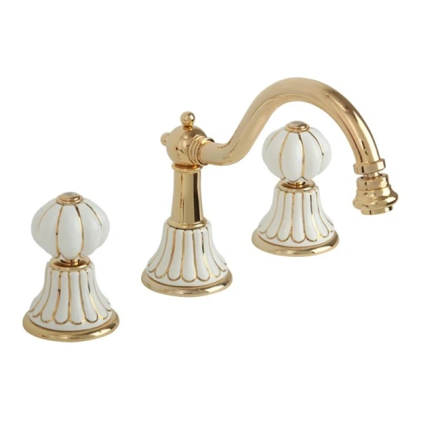 Смеситель для биде Migliore Olivia золото/декор золото 19026 (детальная фотография)