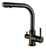 Смеситель для кухни Paulmark Essen вороненая сталь