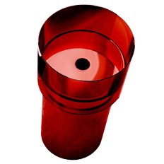 Раковина напольная Abber Kristall 45 см красная