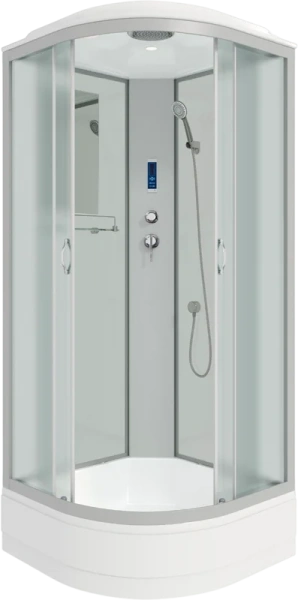 Душевая кабина Niagara Classic 90x90 см полукруглая 33011424P (детальная фотография)