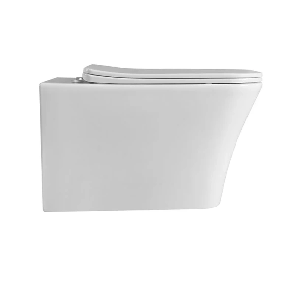 Унитаз подвесной Vincea Cool безободковый VT1-210 (детальная фотография), без бачка, со скрытым бачком