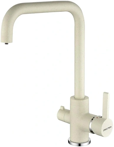 Смеситель для кухни Paulmark Logas белый - фото 2