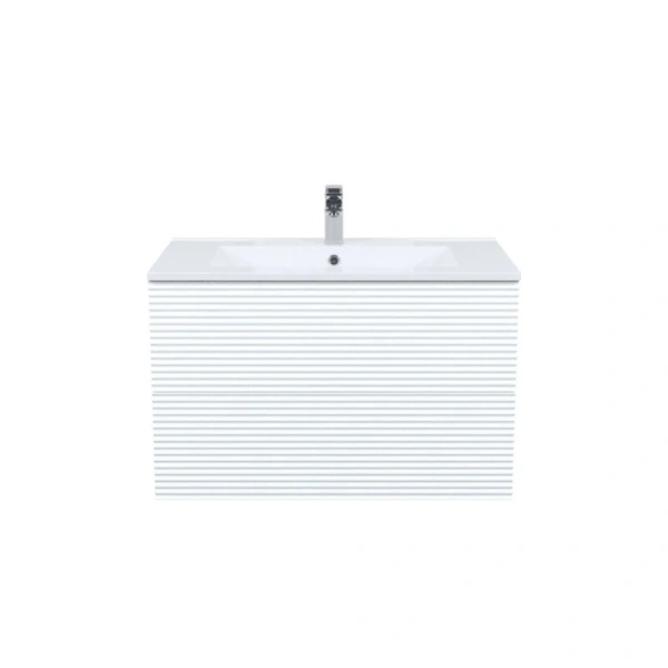 Тумба с раковиной подвесная IDDIS Bild 80 см белая BIL80W0i95K (детальная фотография)