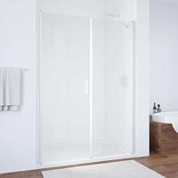 Душевая дверь профиль черный глянцевый стекло прозрачное Vegas-glass