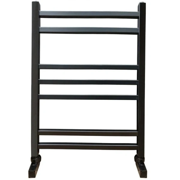 Полотенцесушитель водяной Ника Modern 60x40 см черный ЛМ 5 60/40 черн мат с вентилями (детальная фотография)