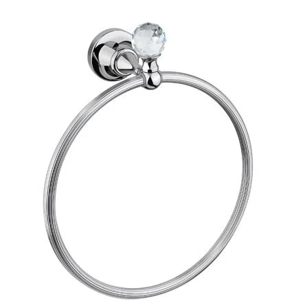 Полотенцедержатель Cezares OLIMP-RN с кристаллом Swarovski (детальная фотография), классические, ретро, с кристаллами swarovski