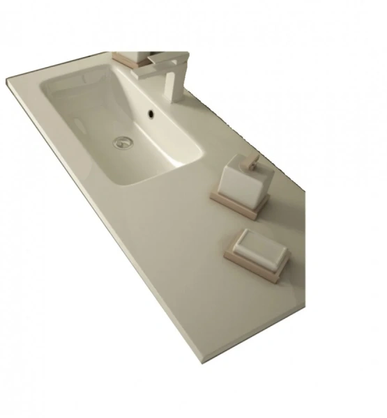 Раковина мебельная из искусственного мрамора Cezares 102 см левосторонняя 50165 (детальная фотография) index_1