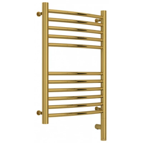 Полотенцесушитель электрический Сунержа Богема 3.0 40х60 см золото 03-5802-6040 (детальная фотография), электрические с наружной вилкой, электрические скрытого подключения, левое подключение