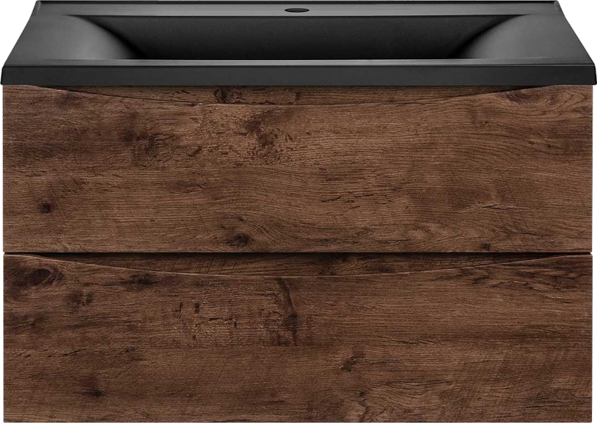 Тумба под раковину подвесная Vincea Mia 79 см R.Wood VMC-2MA800RW (детальная фотография), комплект (набор)