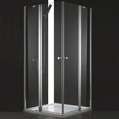 Душевой уголок Cezares Elena 120x100 см стекло прозрачное