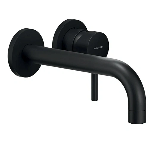 Смеситель для раковины Nobili Live черный - фото 3