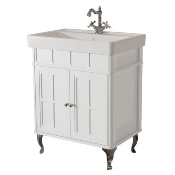 Тумба под раковину напольная Caprigo Borgo 66 см белая 33418-B231 (детальная фотография)