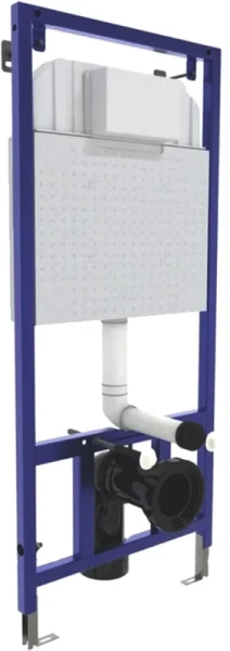 Инсталляция для унитаза Berges Novum клавиша R2 матовый хром 040222 (детальная фотография), настенные, напольные