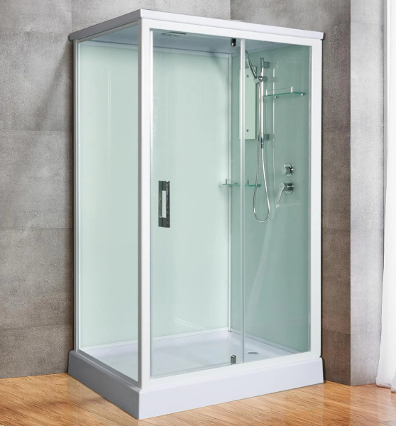 Душевая кабина River Tana 120х90 см без крыши TANA Б/K 120/90 (детальная фотография), прямоугольные