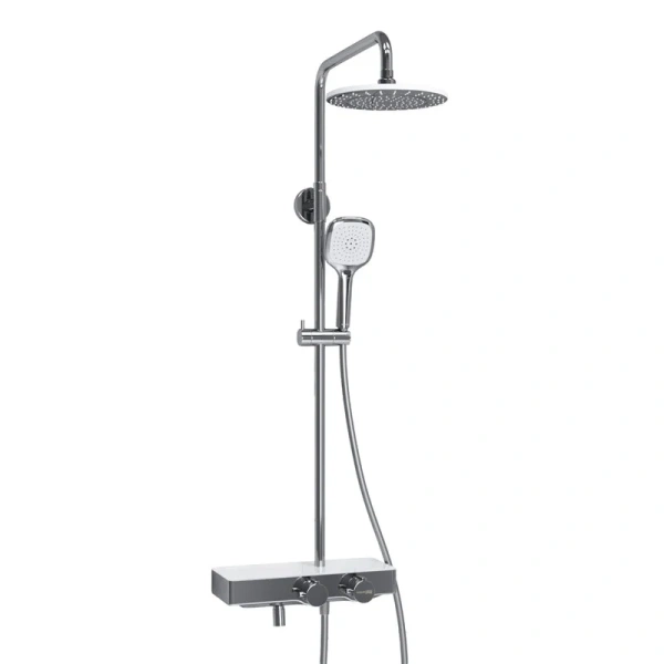 Душевая стойка WasserKRAFT Aller хром A113.067.065.CH Thermo (детальная фотография)