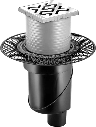 Душевой трап BERGES PLATZ Norma 10 см хром - фото 2