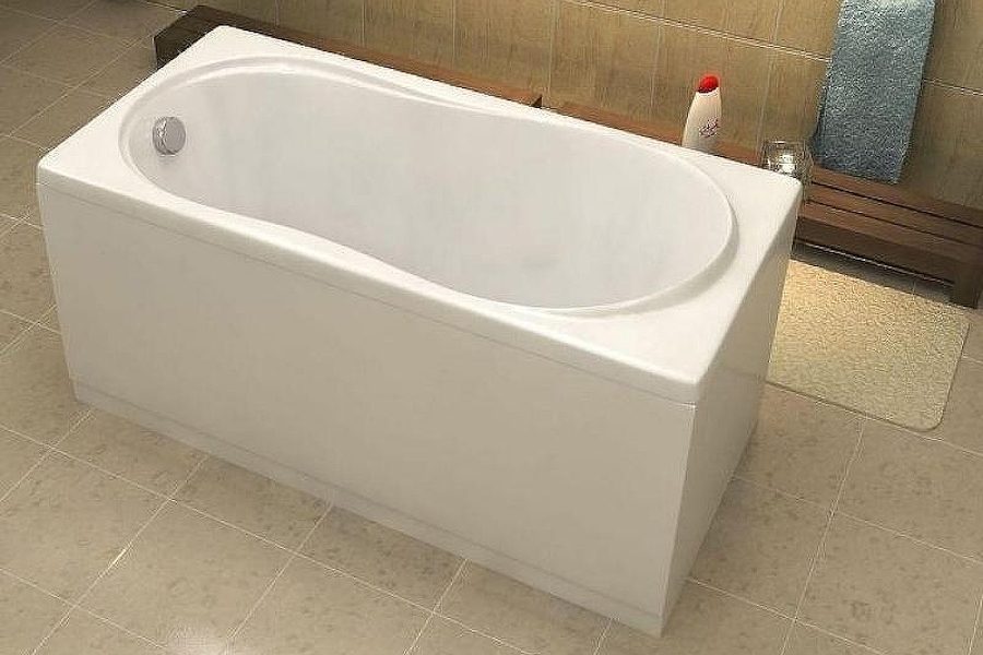 Ванна акриловая BAS Лима без гидромассажа В 00021 (детальная фотография), современныe, hi-tech