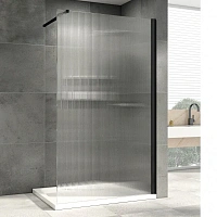 Душевая перегородка Abber Immer Offen 100 см стекло рифленое