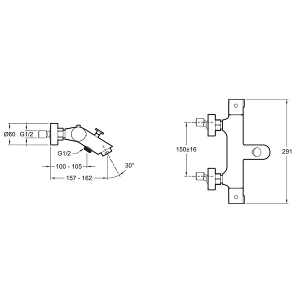 Смеситель для ванны Jacob Delafon Brive хром E24335-CP (детальная фотография), для ванны