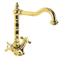Смеситель для раковины Cezares Lord золото 24 карат