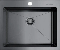 Мойка для кухни Omoikiri Akisame 59-GM 59 см вороненая сталь