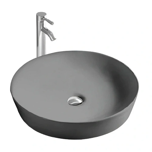 Раковина Акватек Европа 41.5 см серая матовая - фото 1