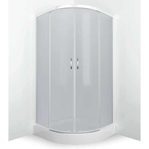 Душевой уголок Erlit Comfort ER0508 (детальная фотография), недорогие, стеклянные, угловые, c поддоном