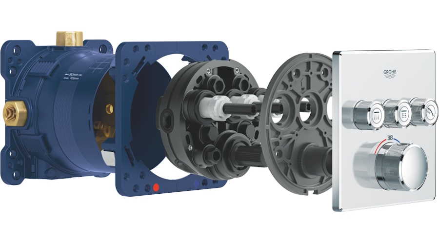 Внутренняя часть смесителя Grohe Rapido SmartBox универсальная 35600000 (детальная фотография), в наличии index_3