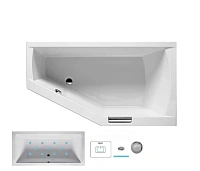 Ванна гидромассажная Riho Geta 170 x 90 см, AIR, левая/правая