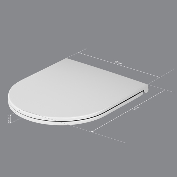 Крышка-сидение с микролифтом Am.Pm Spirit 2.0 дюропласт C707857WH (детальная фотография), в наличии index_2