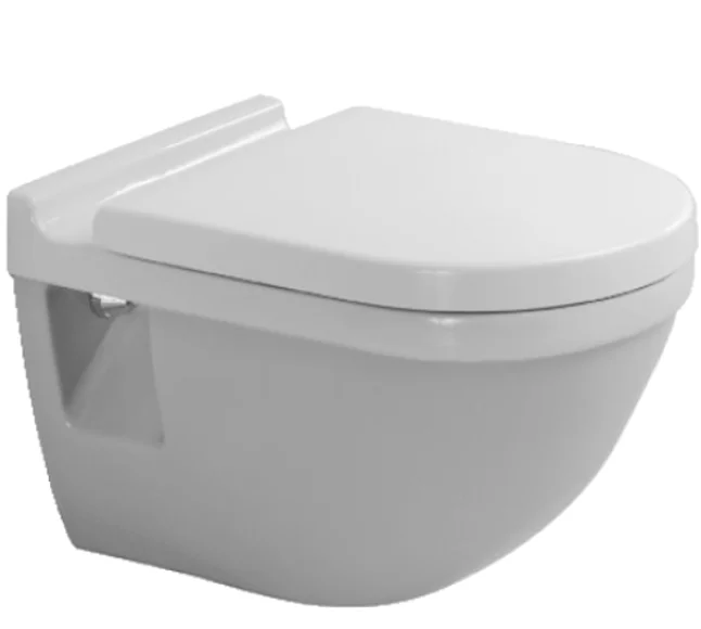 Унитаз подвесной Duravit Starck 3 белый 2200090000 (детальная фотография)