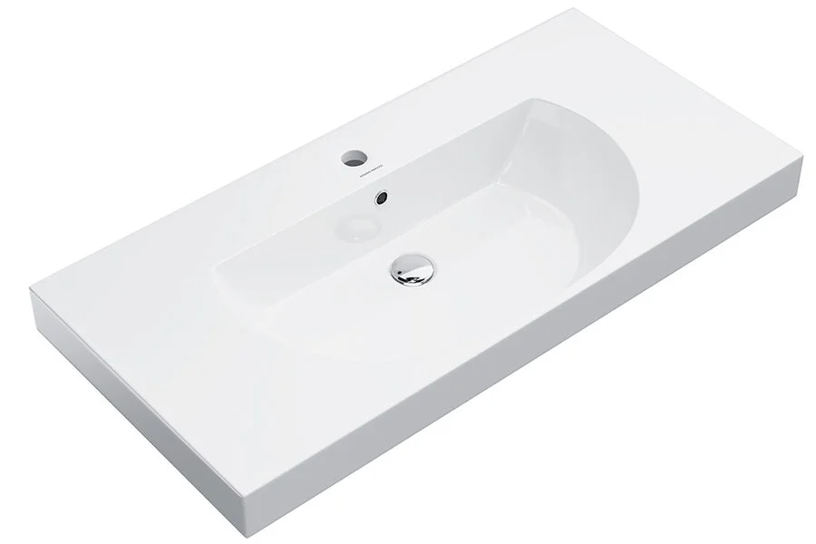 Раковина Kerama Marazzi Buongiorno 100 см с крепежом BG.wb.100 (детальная фотография)