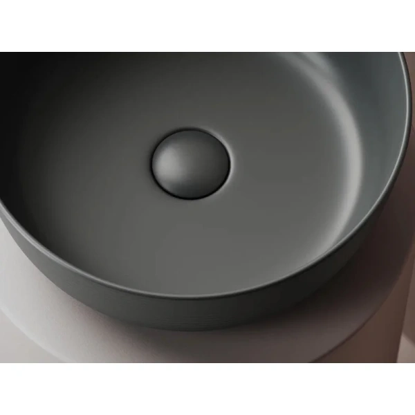 Раковина Ceramica Nova Element 35 см темный антрацит матовый CN6073MDH (детальная фотография), из санфарфора
