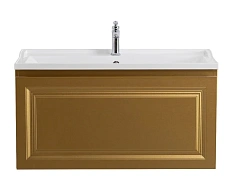 Тумба под раковину подвесная Cezares Giubileo 100 см брашированное золото