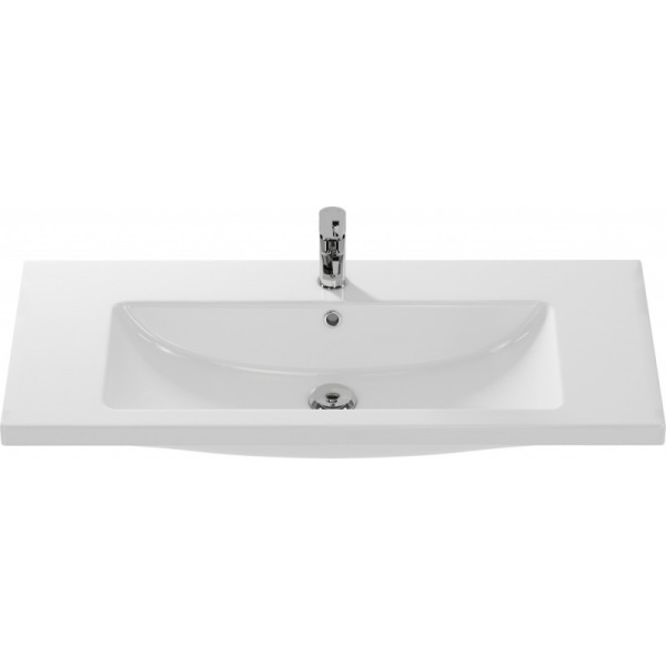 Раковина мебельная Velvex Como 100 см белая R-UM-COM100/1 (детальная фотография)