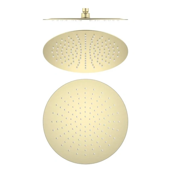 Верхний душ Акватек золото шлифованное AQ2075BG (детальная фотография)