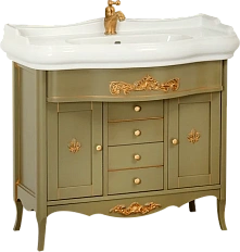 Тумба под раковину напольная Migliore Bella 91 см Oliva