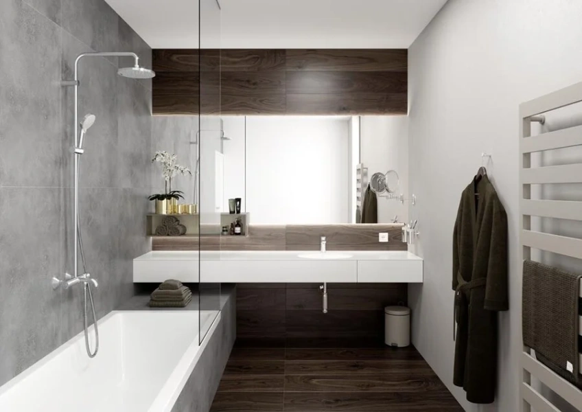 Смеситель для раковины Hansgrohe Vernis Blend со сливным гарнитуром, хром 71551000 (детальная фотография), недорогие, с донным клапаном