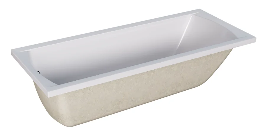 Ванна акриловая Marka One Modern 01мод1575 150 x 75 см, белый (детальная фотография), 150х75