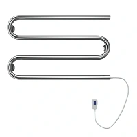 Полотенцесушитель электрический Terminus M-образный 600x350 нержавеющая сталь