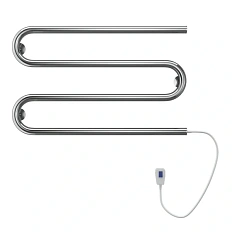 Полотенцесушитель электрический Terminus M-образный 600x350 нержавеющая сталь