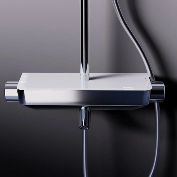 Душевая стойка Damixa Scandinavian Pure хром 936730000 (детальная фотография), рычажные