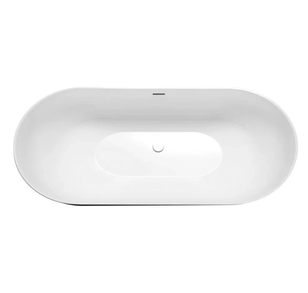 Ванна акриловая Grossman Classic 160x80 см черная матовая GR-2502MB (детальная фотография), отдельностоящие