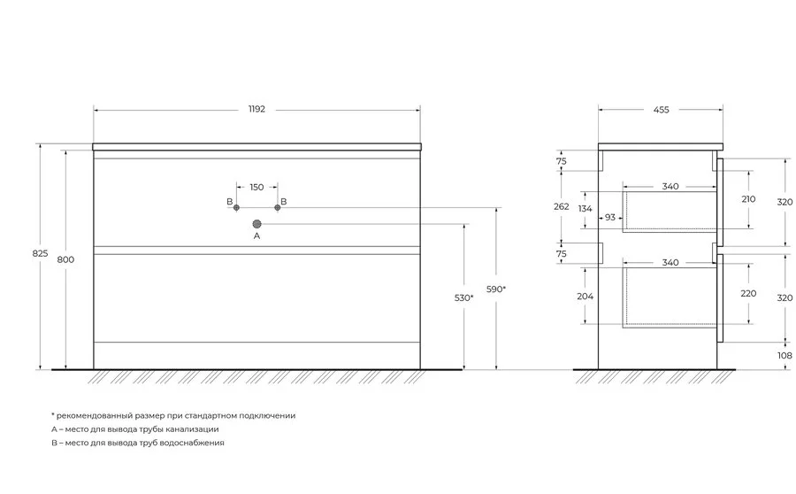 Тумба под раковину напольная BelBagno Albano 120 см bianco lucido ALBANO-1200-2C-PIA-BL (детальная фотография), в наличии